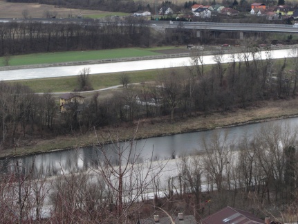 IMG 6330 Drava in kanal hidroelektrarne Zlatoličje pri Malečniku