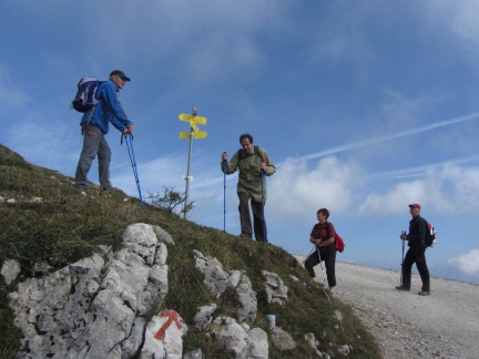 IMG 1746 Höhenrain-razpotje dveh poti za vrh Dobrača