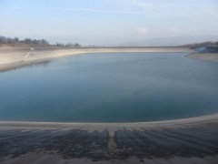 IMG 4196 Jezero črpalne hidroelektrarne Avče na Kanalskem Vrhu