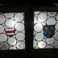 IMG 7589 Celje-Knežji dvor-Celjski grofje-vitraža z grbom Žovneških in Celjskih grofov