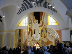 IMG 2460 Litija-cerkev sv. Nikolaja-Rupnikov mozaik