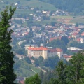 IMG 3551 Loški grad (Škofja Loka in Stara Loka) s Pustote (grebena Sten-Osojnik)