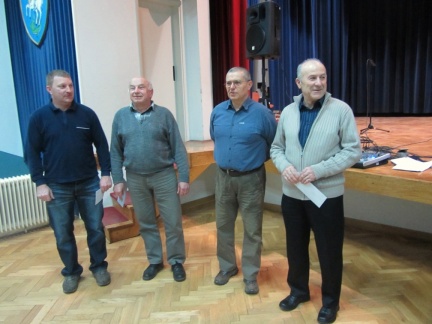 IMG 2831 Rekorderji Apnišča-3. Leon Bobnar in Vinko Štefe, 2. Mitja Bratož, 1. Franjo Verhovnik