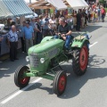IMG 1365 Krompirjeva povorka-star traktor Fend (1958) in izkopalnik krompirja (Jernej Pilar)
