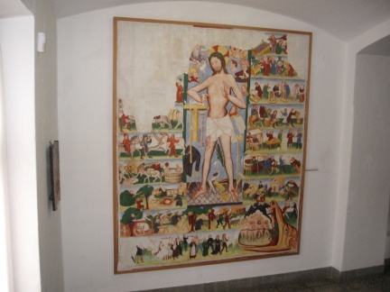 IMG 3339 Loški muzej-freska sv. Nedelje iz Crngroba