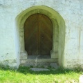 171 7187 Vhod v cerkev sv. Treh kraljev (grad Kostel)