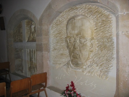 160 6059 Relief Kolbeta v cerkvi na Ptujski gori