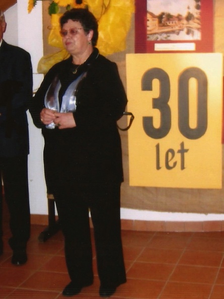 107_0755 Razstava 30 let TD Šenčur-predsednica Marinka Mohar.jpg